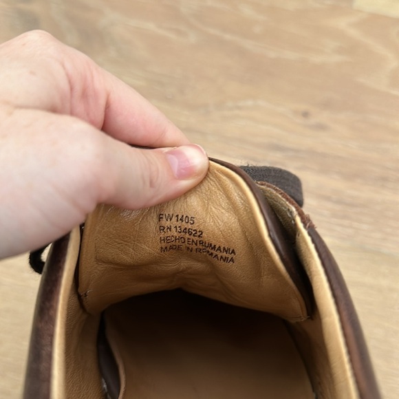 Suitsupply Brown Calf Leather White Sole Fashion Sneakers Lace Up Casual Mens 44 - Picture 7 of 9